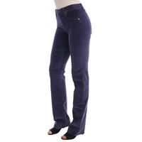 Brand New Ermanno Scervino Purple Corduroy Bootcut Flare Pants W26 US Women thumbnail