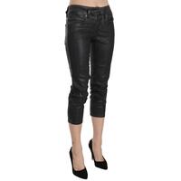 New GALLIANO Mid Waist Slim Leg Cropped Jeans W27 US Women thumbnail