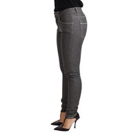 Acht Women's Gray Low Waist Skinny Denim Trouser Jeans - W26 US thumbnail