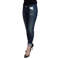 Authentic ACHT Slim Fit Denim Jeans with Logo Details W26 US Women thumbnail
