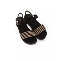 Ankle Strap Rhinestone Low Sandal with 3 cm Heel 36 EU Women thumbnail