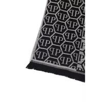 Monogram Fringed Scarf One Size Men thumbnail