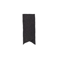 Pieces Women's Black Recycled Polyester Scarf - One Size thumbnail