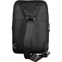 Piquadro Men's Black RPET Shoulder Bag - One Size thumbnail