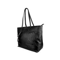 Black Eco-Leather Plein Sport Shopping Bag with Chain Detail One Size Women thumbnail
