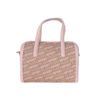 Logo Printed Eco-Leather Bag with Shoulder Strap and Keychain One Size Women thumbnail