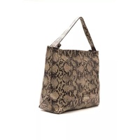 Pompei Donatella Women's Elegant Python Print Leather Shoulder Bag - One Size thumbnail