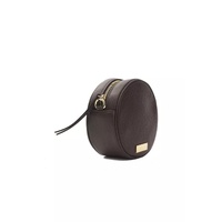Pompei Donatella Women's Elegant Small Oval Leather Crossbody - One Size thumbnail