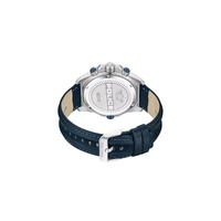 Police Men's Blue Leather Leather Watch - One Size thumbnail