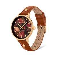 Police Women's Brown Leather Watch - One Size thumbnail