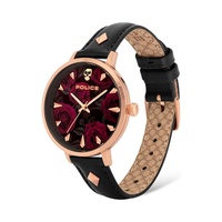 Police Women's Black Leather Watch - One Size thumbnail