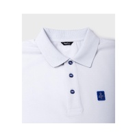 Refrigiwear Men's White Cotton Polo Shirt - L thumbnail
