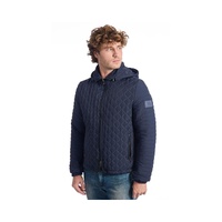 Roberto Pepe Luxury Men's Blue ECOMONTONE Jacket - 48 IT thumbnail