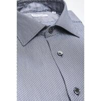 Robert Friedman Men's Blue Cotton Shirt - 2XL thumbnail