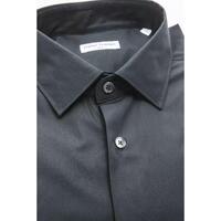 Robert Friedman Men's Black Cotton Shirt - M thumbnail