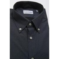 Robert Friedman Men's Black Cotton Shirt - XL thumbnail