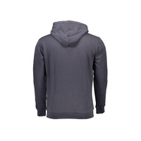 Sergio Tacchini Men's Blue Hooded Zip-Up Cotton Sweater - S thumbnail
