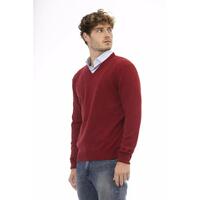 Sergio Tacchini Men's Red Wool Sweater - M thumbnail