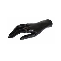 100% Authentic NIALAYA Black Rhodium Ring with CZ Crystals 52 EU Women thumbnail