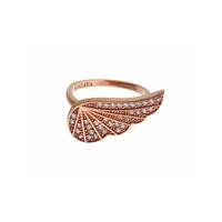 Authentic NIALAYA Ring with Pink Gold Plating and Clear CZ Crystals 50 EU Women thumbnail