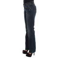 Costume National Women's Blue Cotton Blend Bootcut Jeans - W26 US thumbnail