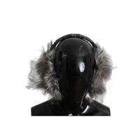 Dolce & Gabbana Crystal Fox Fur Earmuffs One Size Women thumbnail