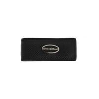 Authentic Dolce & Gabbana Blue Leather Money Bar Clip One Size Men thumbnail