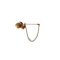 Dolce & Gabbana Gold Tone Brass Brooch Pin One Size Women thumbnail