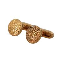 Dolce & Gabbana Men's Gold Plated Brass Round Pin  Cufflinks - One Size thumbnail