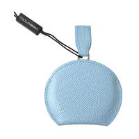Dolce & Gabbana Women's Light Blue Calfskin Leather Mirror Holder - One Size thumbnail