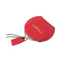 Dolce & Gabbana Women's Red Calfskin Leather Hand Mirror Holder - One Size thumbnail