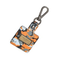 Dolce & Gabbana Women's Multicolor Camouflage Print Leather Logo Metal Airpods Case - One Size thumbnail