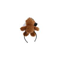 Dolce & Gabbana Brown Teddy Bear Crystal Hair Band One Size Women thumbnail
