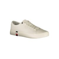 Tommy Hilfiger Men's White Polyester Sneaker - 44 EU thumbnail