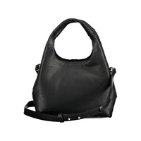 Tommy Hilfiger Women's Elegant Black Shoulder Bag with Contrasting Details - One Size thumbnail
