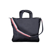 Tommy Hilfiger Women's Chic Blue Contrast Detail Handbag with Logo - One Size thumbnail