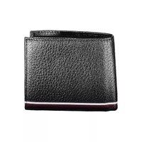 Tommy Hilfiger Men's Black Leather Wallet - One Size thumbnail