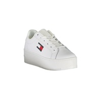 Tommy Hilfiger Women's White Polyester Sneaker - 37 EU thumbnail