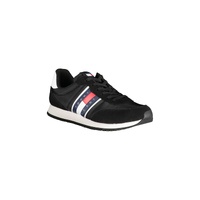 Tommy Hilfiger Men's Black Polyester Sneaker - 43 EU thumbnail