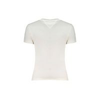 Tommy Hilfiger Women's White Cotton Tops & T-Shirt - XL thumbnail