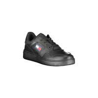 Tommy Hilfiger Men's Black Polyester Sneaker - 42 EU thumbnail