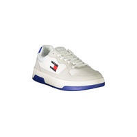 Tommy Hilfiger Men's White Leather  Sneaker - 44 EU thumbnail