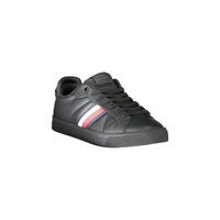 Tommy Hilfiger Men's Black Leather  Sneaker - 43 EU thumbnail