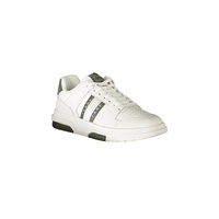 Tommy Hilfiger Men's White Polyester Sneaker - 40 EU thumbnail