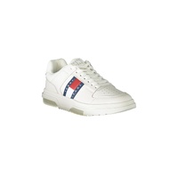 Tommy Hilfiger Men's White Leather  Sneaker - 44 EU thumbnail
