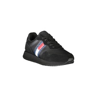Tommy Hilfiger Men's Black Polyester Sneaker - 46 EU thumbnail