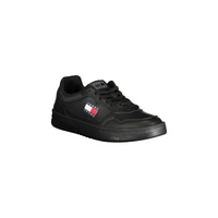 Tommy Hilfiger Men's Black Polyester Sneaker - 44 EU thumbnail