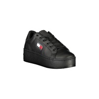 Tommy Hilfiger Women's Black Polyester Sneaker - 38 EU thumbnail