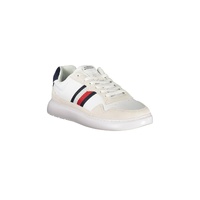 Tommy Hilfiger Men's White Leather  Sneaker - 41 EU thumbnail