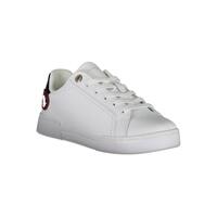 Tommy Hilfiger Women's White Polyester Sneaker - 39 EU thumbnail